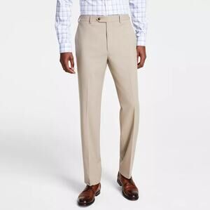 Michael Kors Men's Tan Stretch Performance Classic Fit Dress Pants Size 40x30